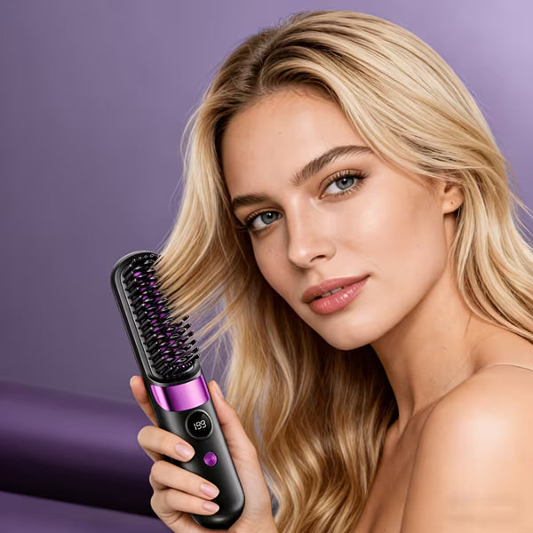 Wireless Hair Straightening Comb